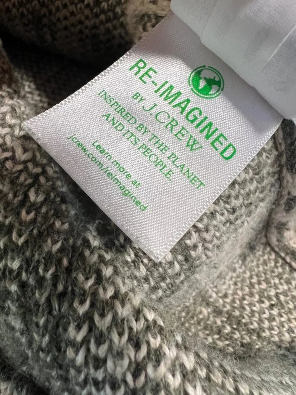 J Crew Men’s Cotton Knit Chore Jacket Sweater Medium